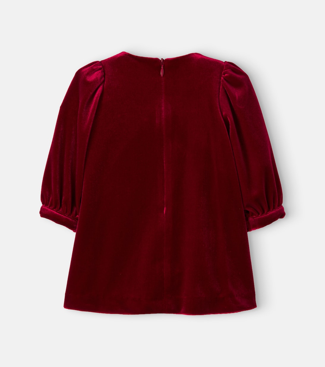 Patachou - Bow-detail velvet dress