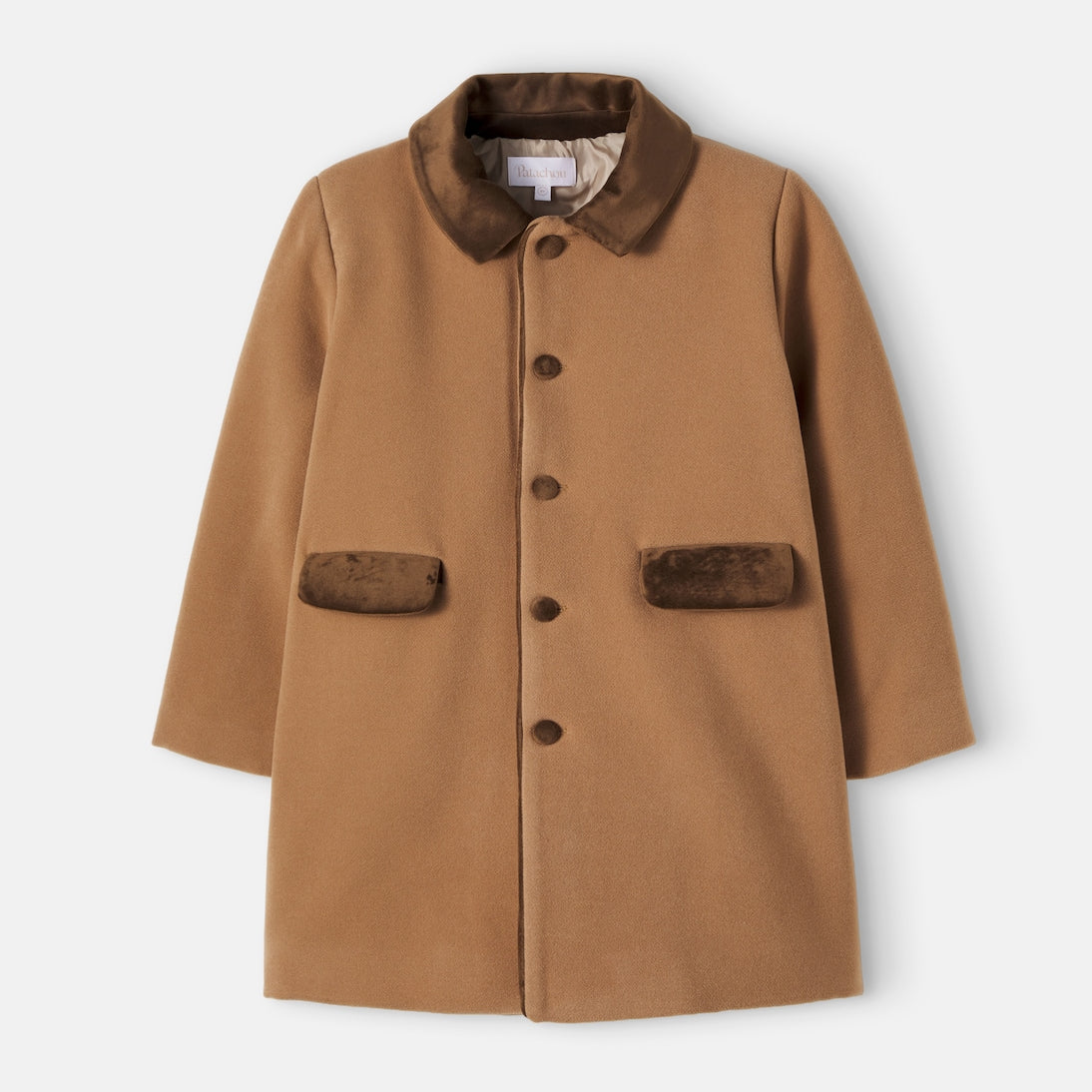 Patachou - Velvet-trimmed coat