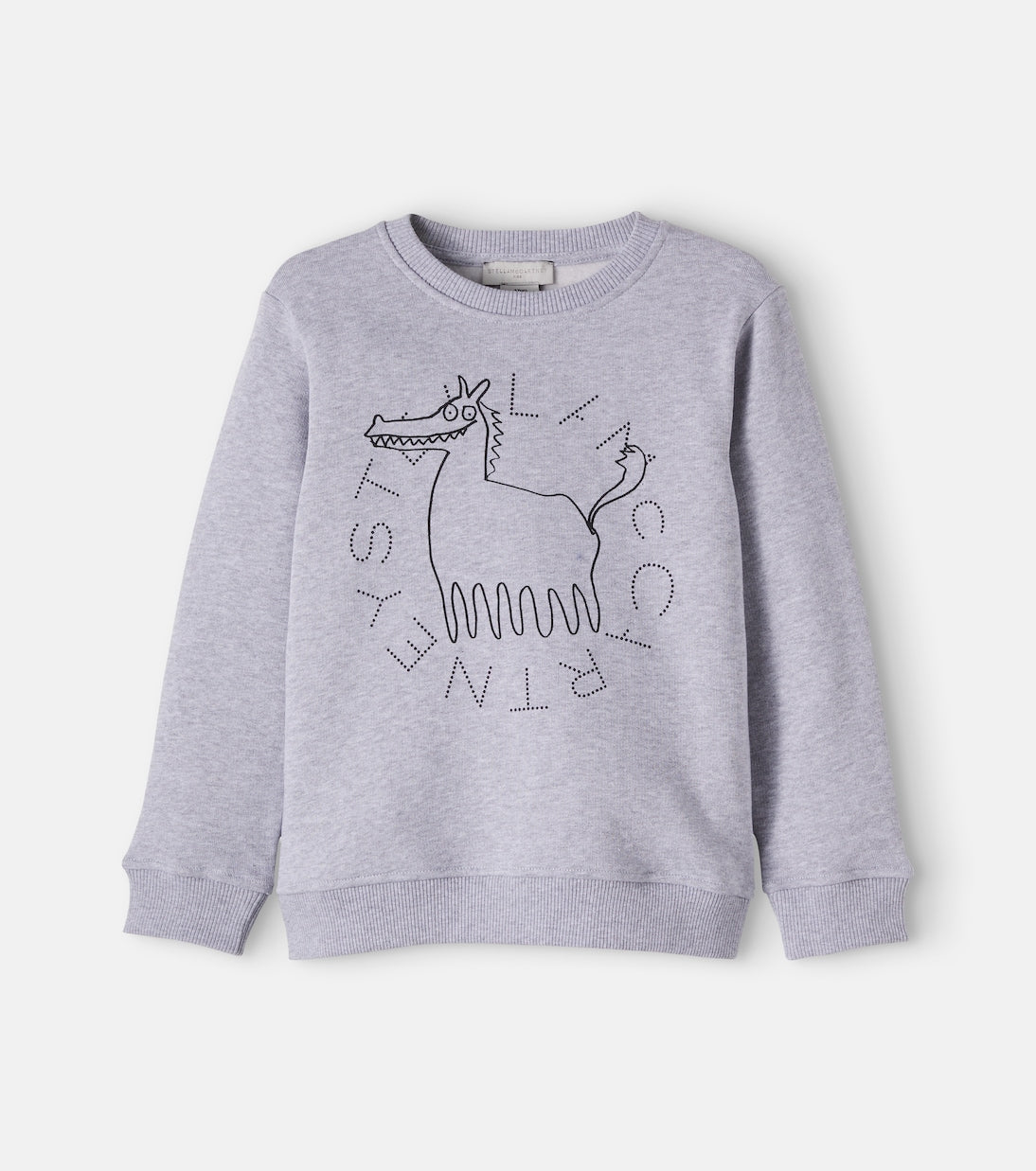Stella McCartney Kids - Logo cotton jersey sweatshirt