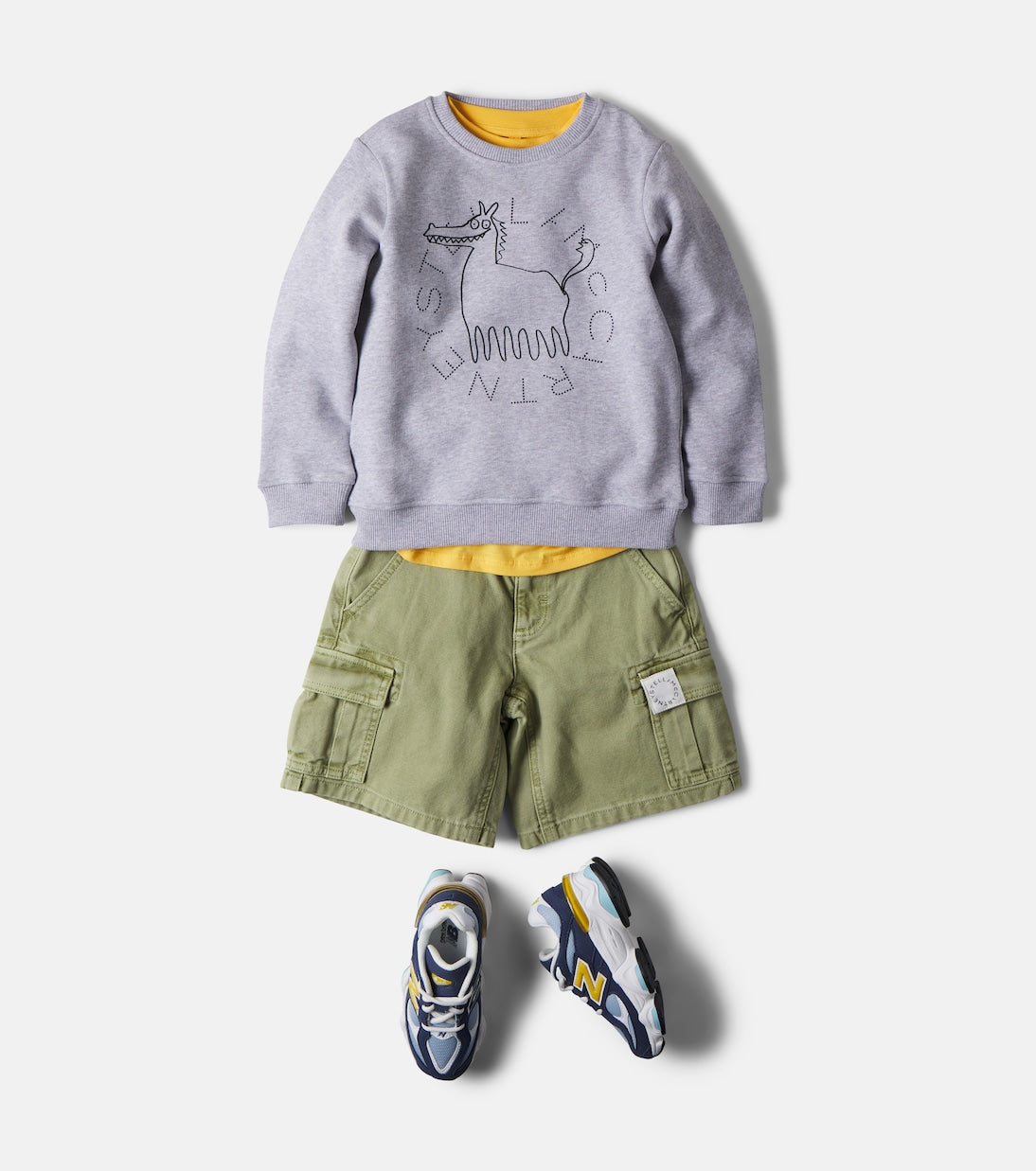 Stella McCartney Kids - Logo cotton jersey sweatshirt