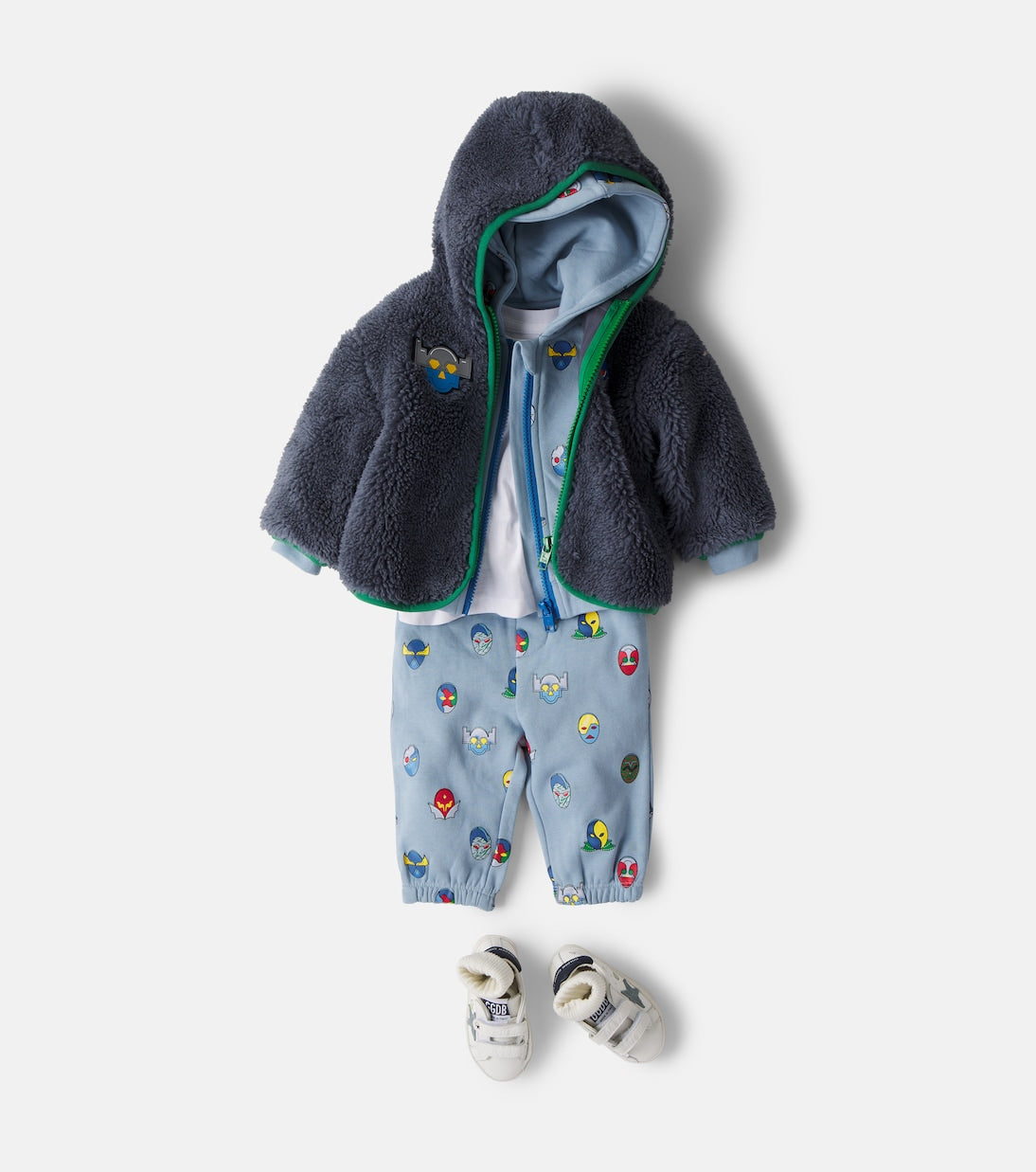 Stella McCartney Kids - Baby hooded teddy jacket