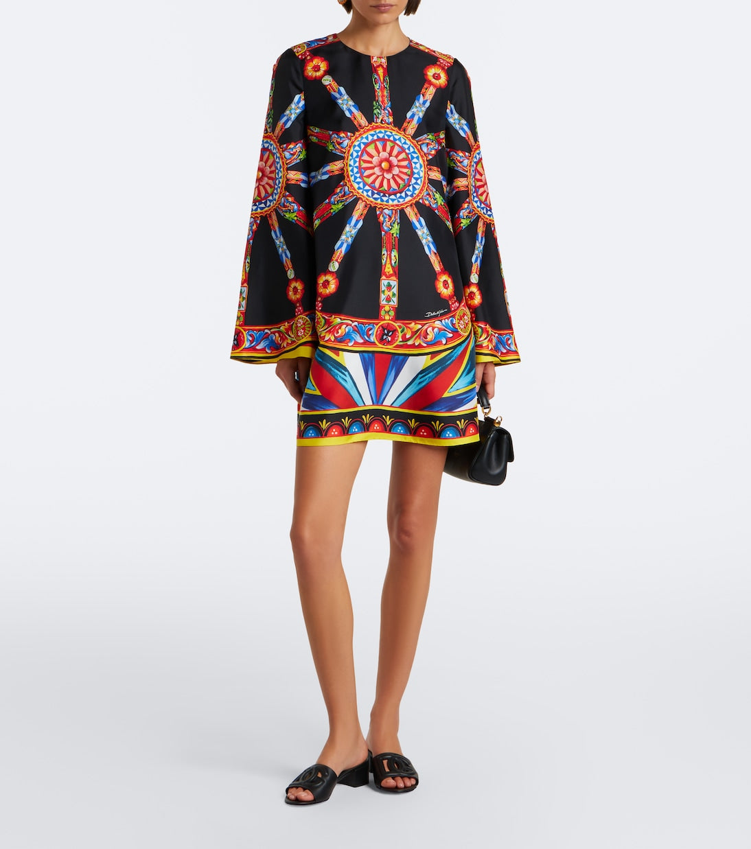 Dolce&Gabbana - DG leather mules