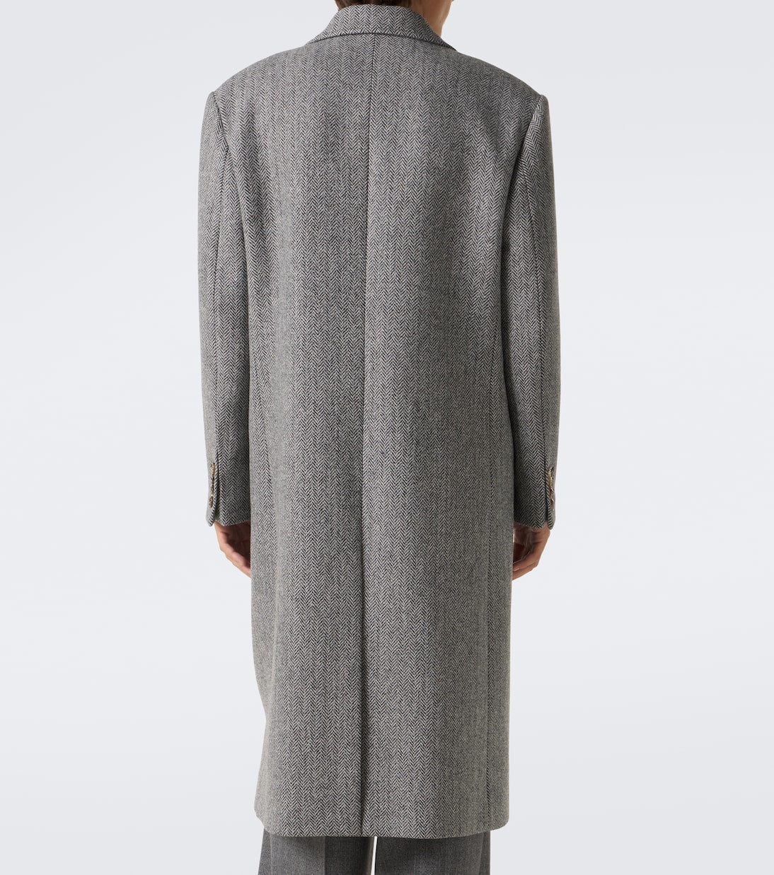 Valentino Garavani - Herringbone virgin wool coat