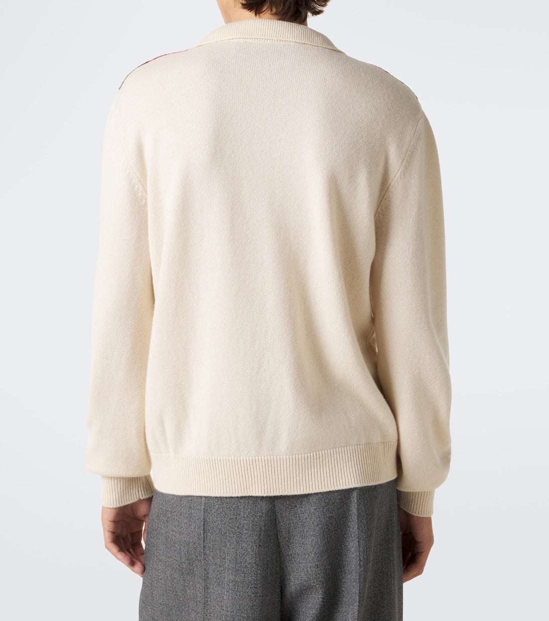 Valentino Garavani - Jacquard cashmere polo sweater