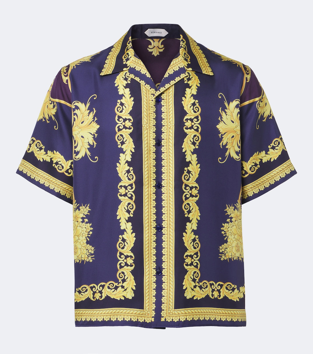 Versace - Barocco silk twill shirt