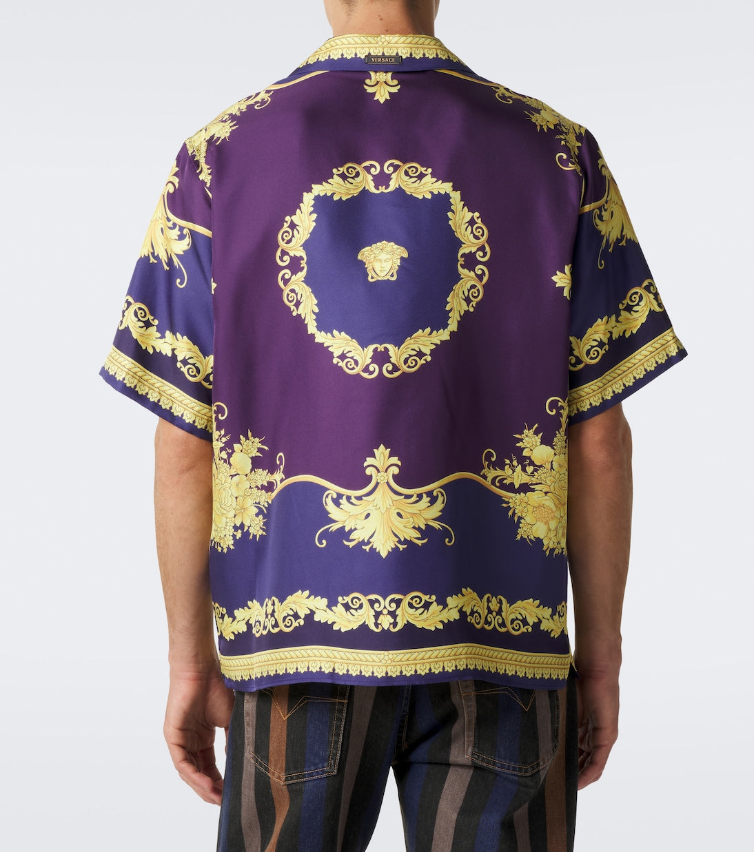 Versace - Barocco silk twill shirt