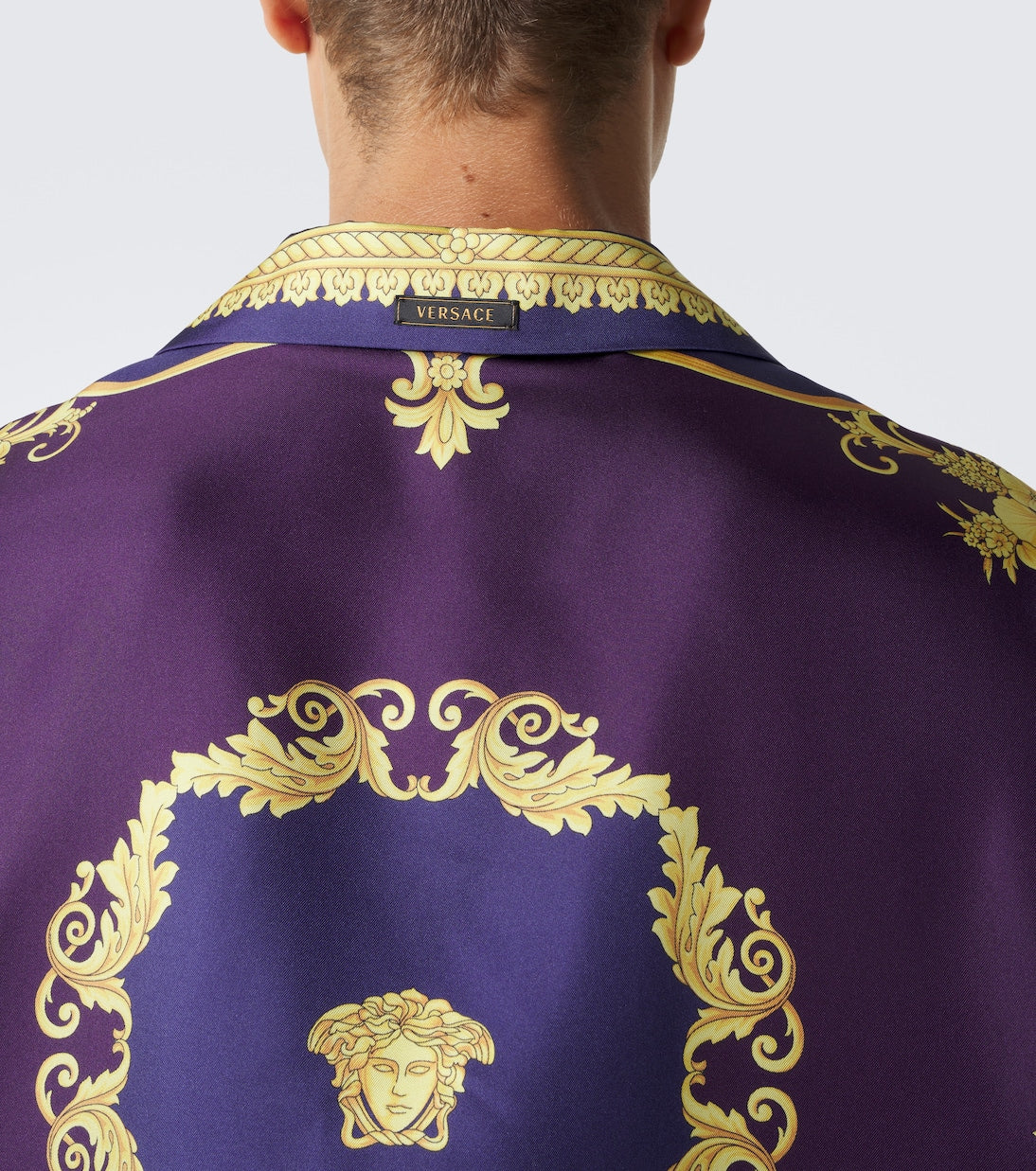 Versace - Barocco silk twill shirt