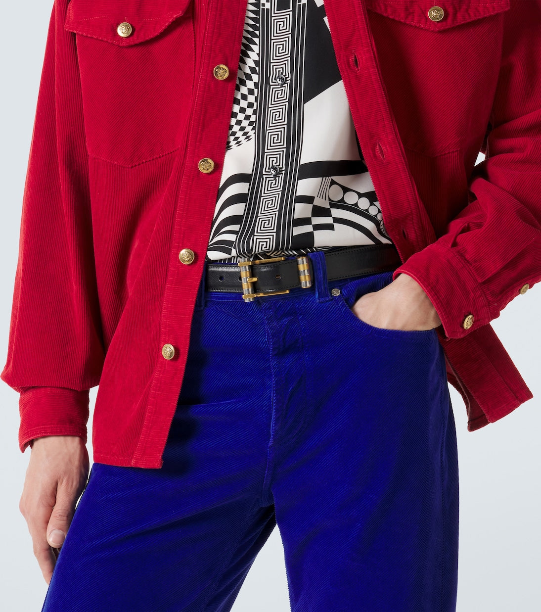Versace - Leather belt