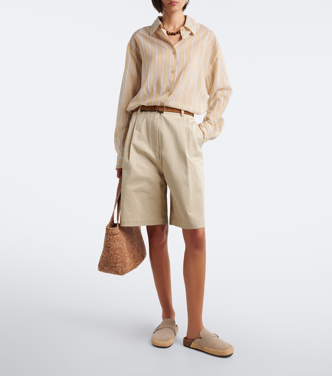 Tory Burch - Mellow woven suede clogs