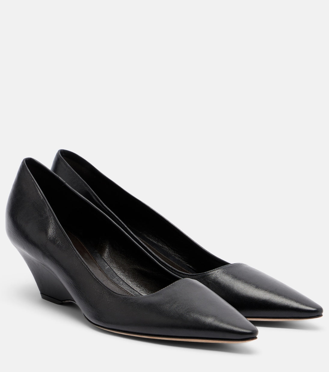 The Row - Liisa leather wedges