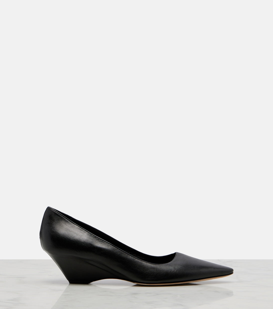 The Row - Liisa leather wedges
