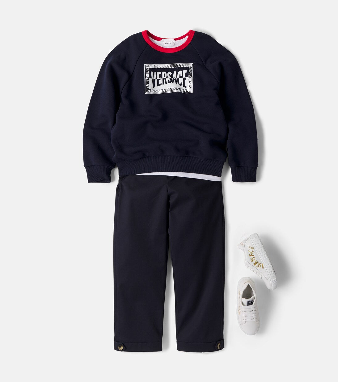 Versace Kids - Medusa cotton pants