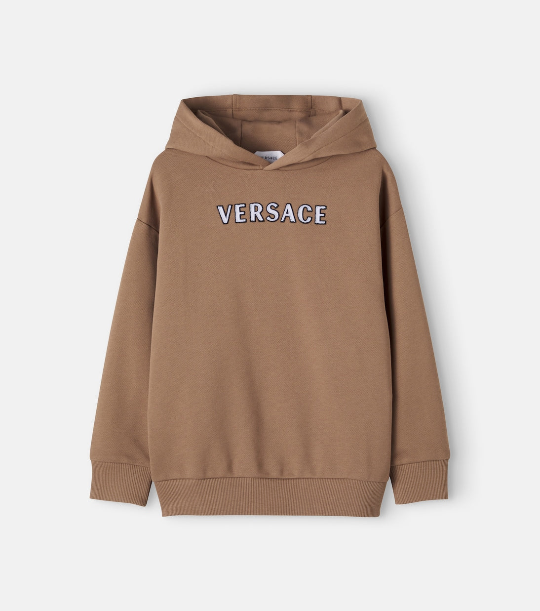 Versace Kids - Logo cotton jersey hoodie