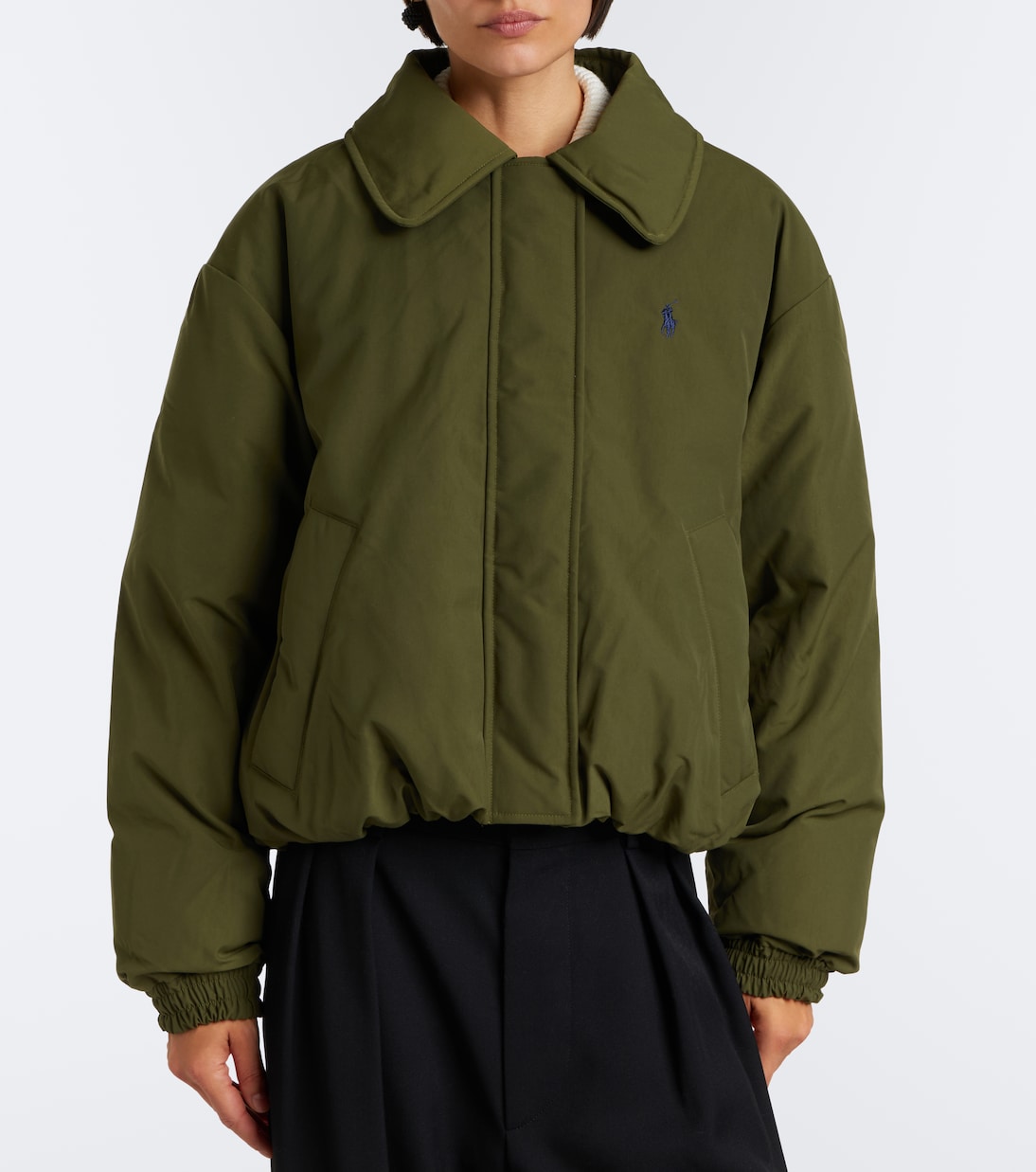 Polo Ralph Lauren - Teddy-trimmed technical down jacket