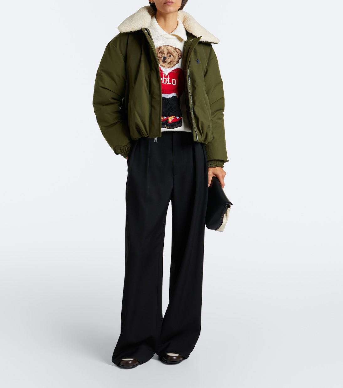 Polo Ralph Lauren - Teddy-trimmed technical down jacket