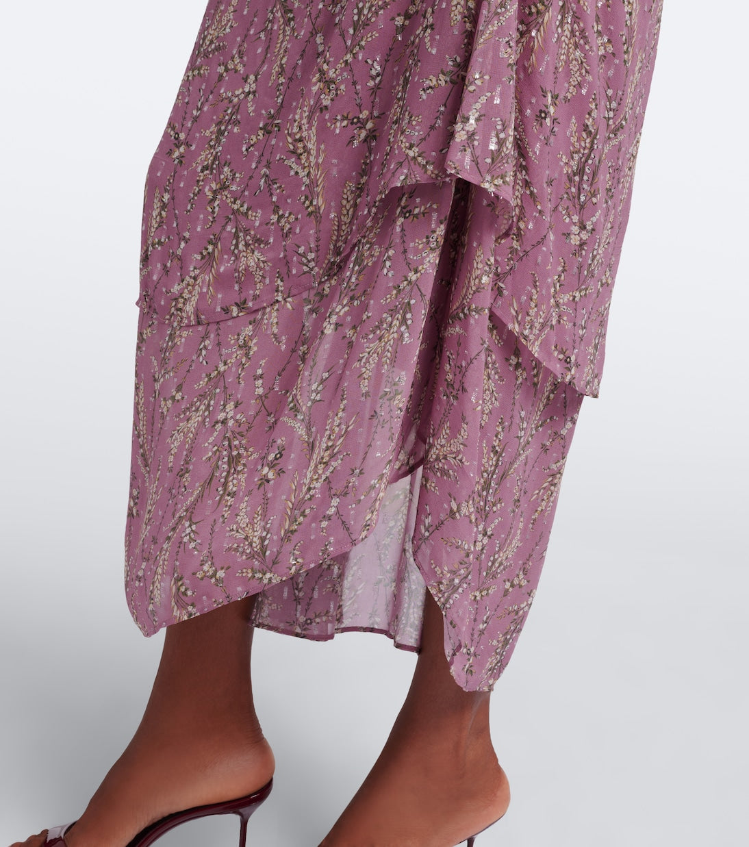 Veronica Beard - Sira floral midi skirt