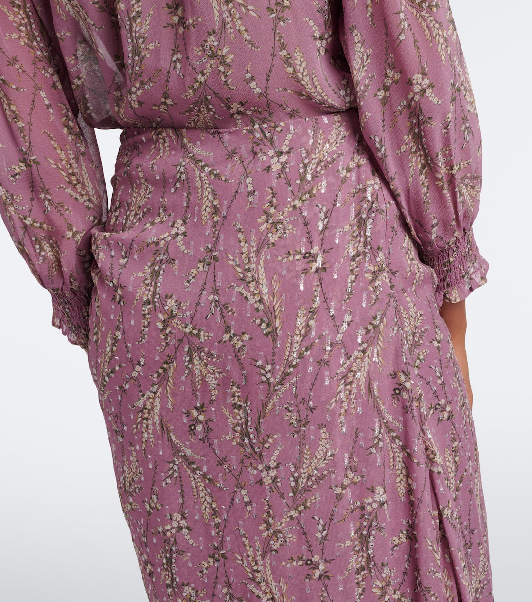 Veronica Beard - Sira floral midi skirt