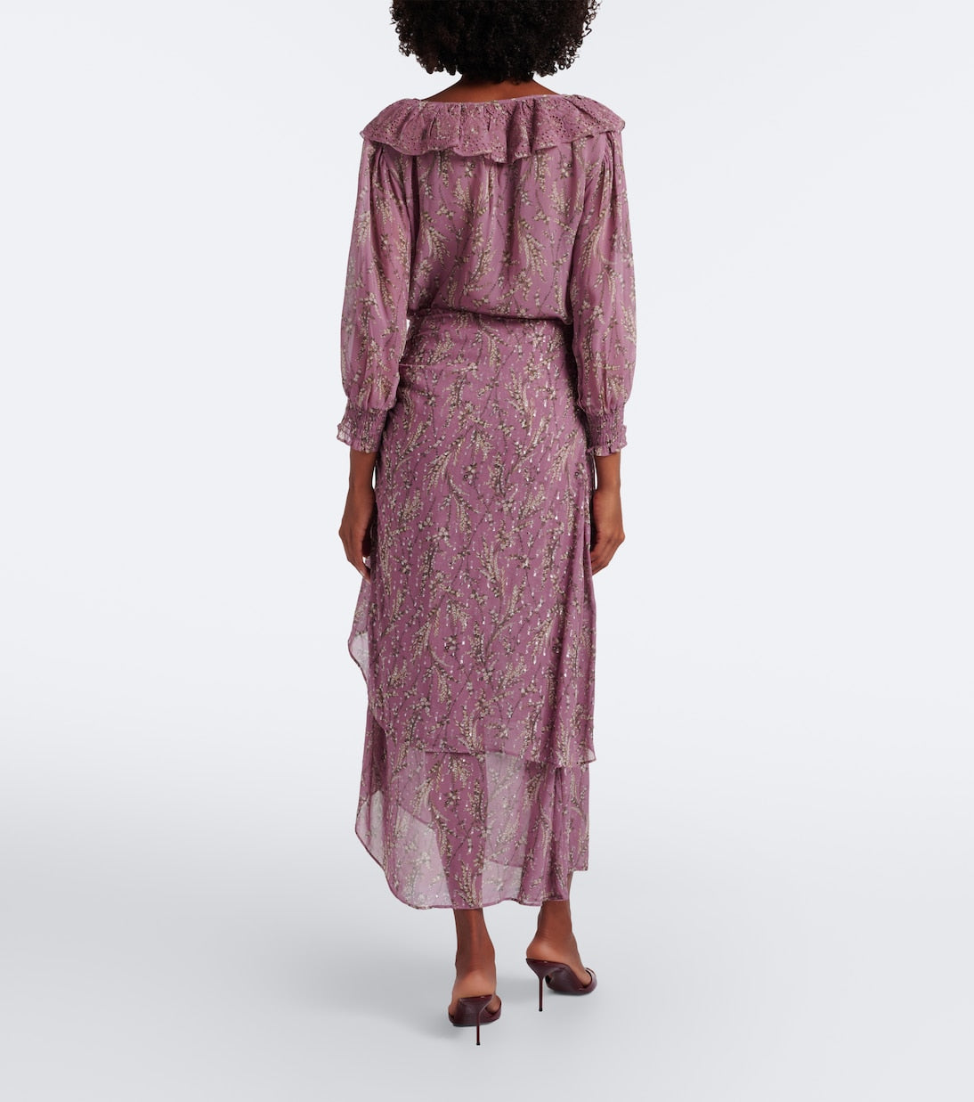 Veronica Beard - Sira floral midi skirt