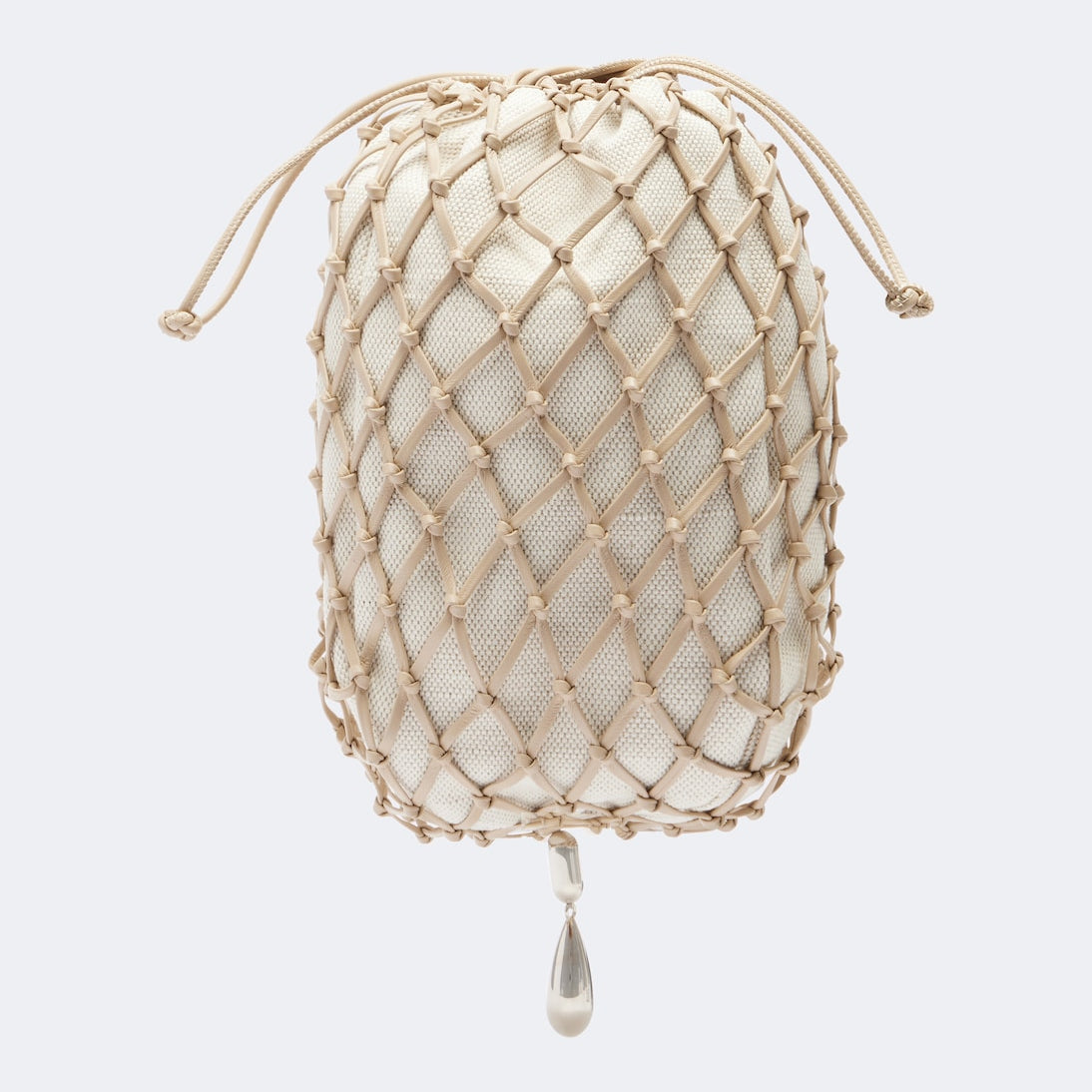 Savette - Macramé Small leather pouch