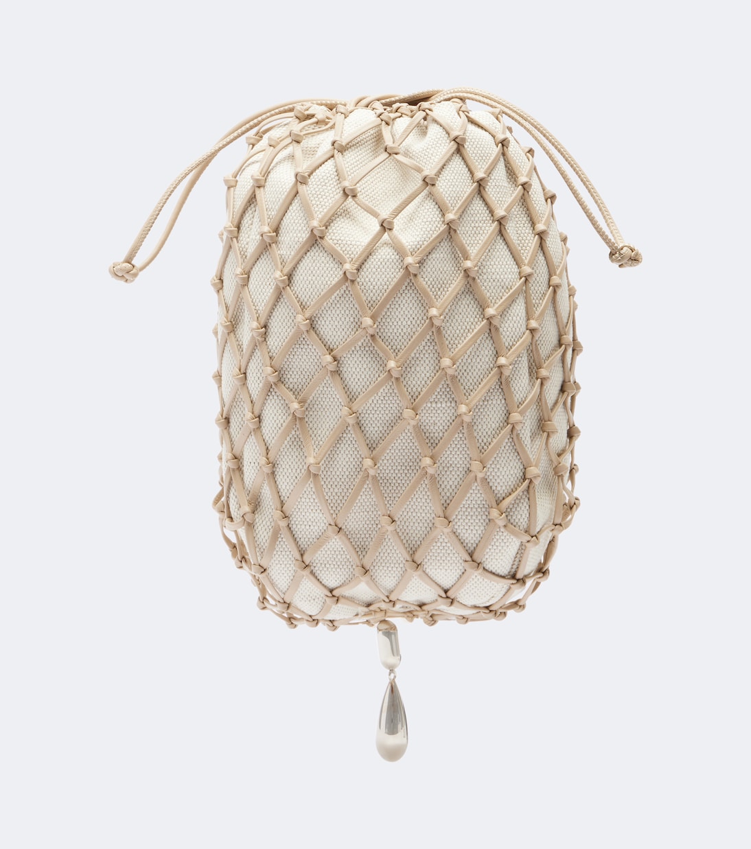 Savette - Macramé Small leather pouch