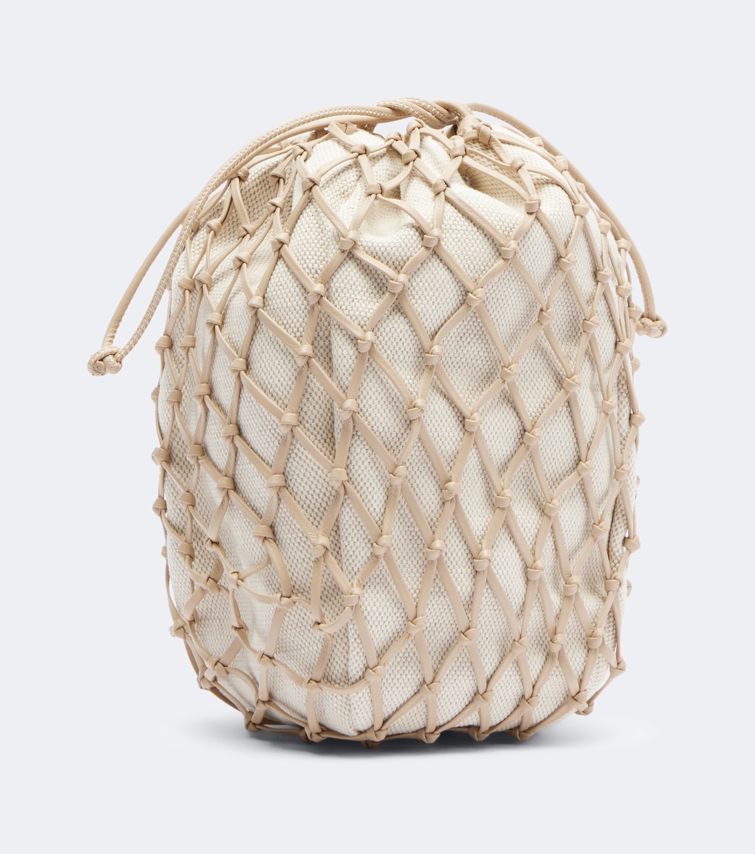 Savette - Macramé Small leather pouch