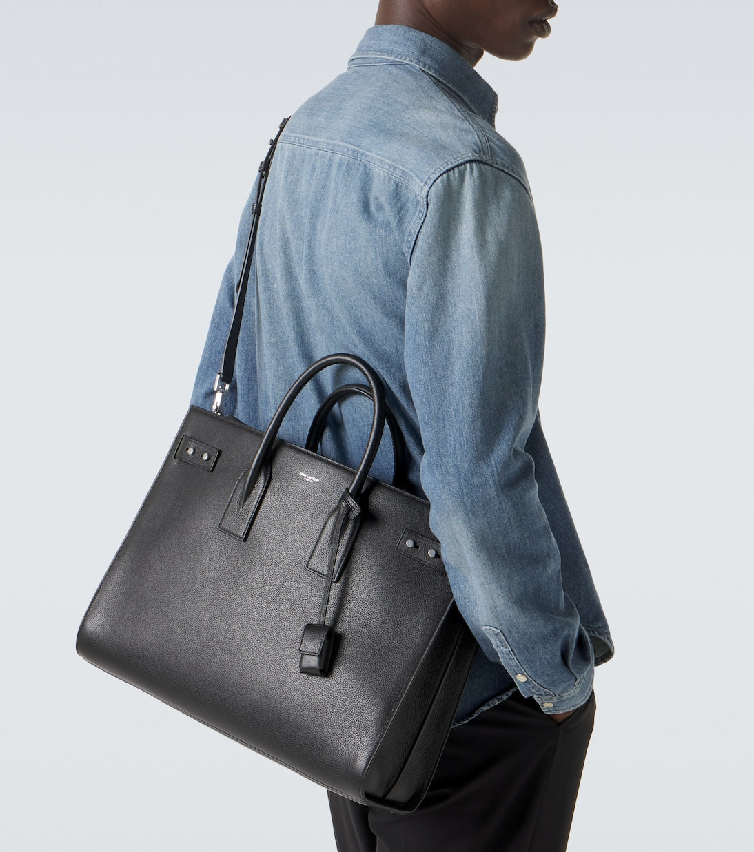 Saint Laurent - Sac De Jour Large leather top-handle bag