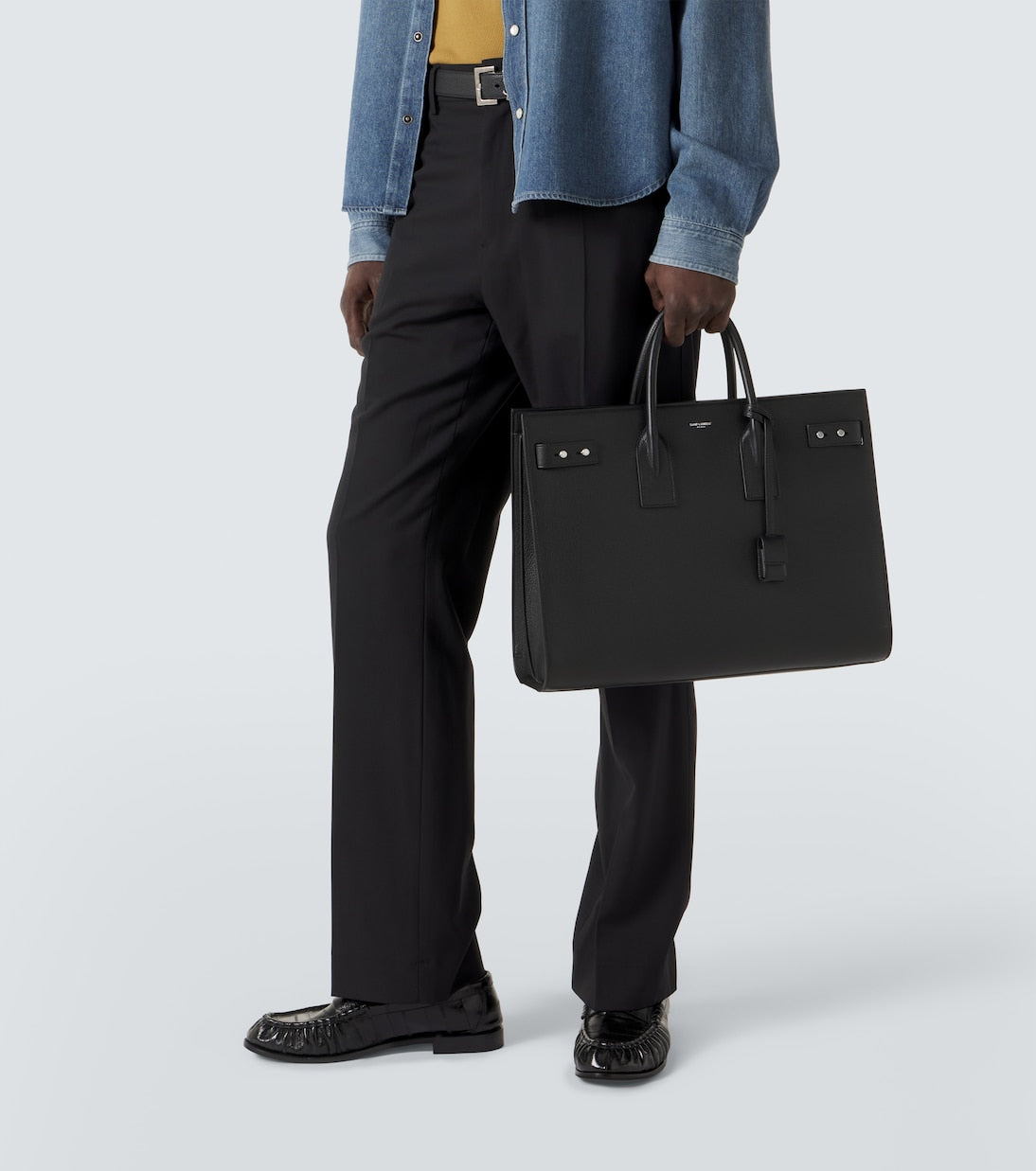 Saint Laurent - Sac De Jour Large leather top-handle bag