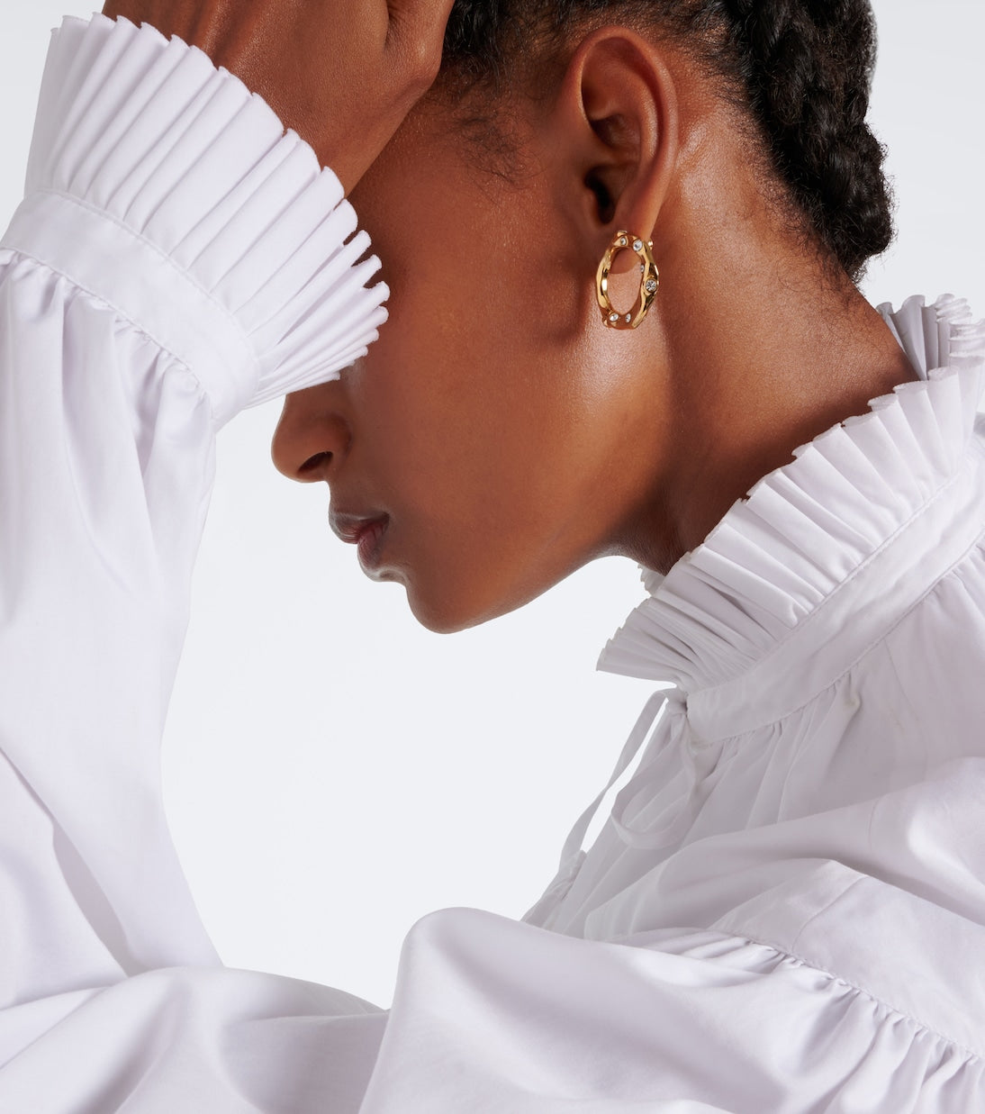Dries Van Noten - Embellished stud earrings