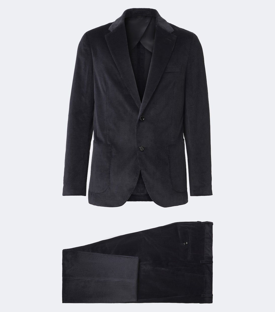 Lardini - Cotton and cashmere corduroy suit