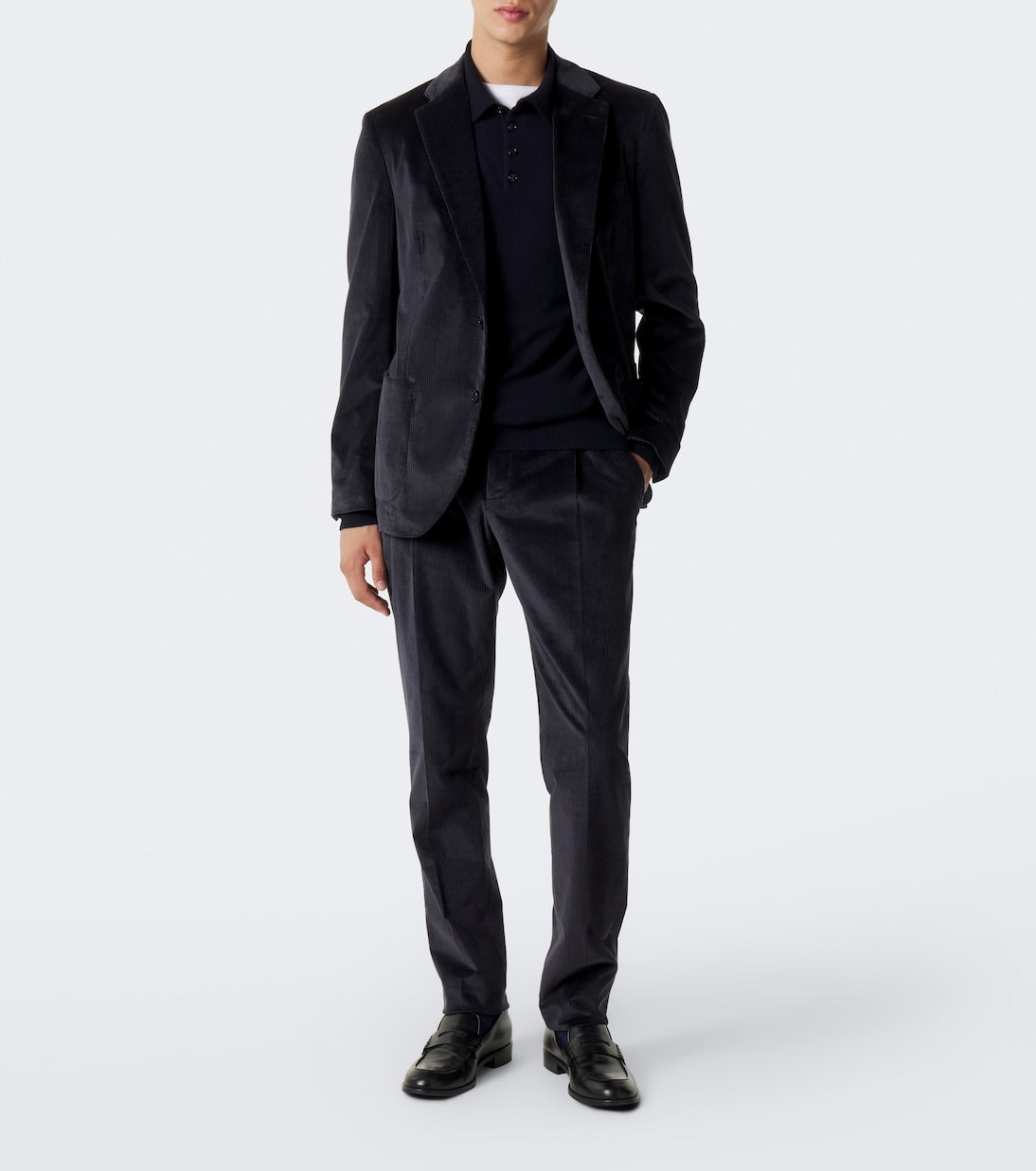 Lardini - Cotton and cashmere corduroy suit