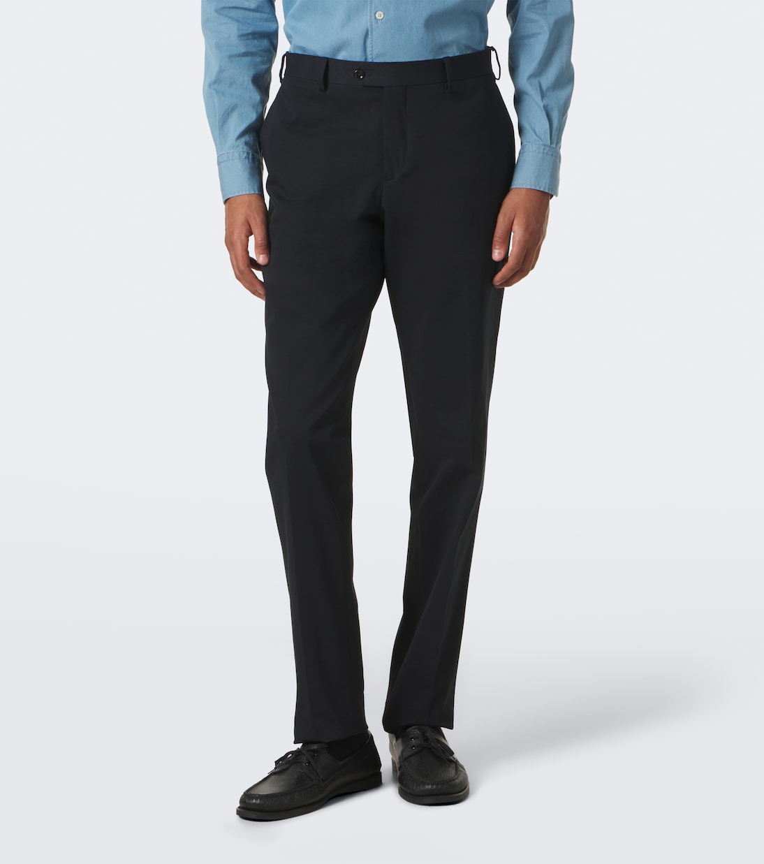 Lardini - Cotton-blend slim pants