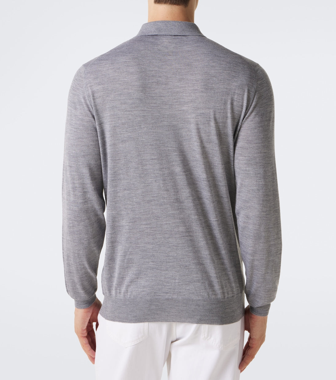 Lardini - Wool, silk, and cashmere polo sweater