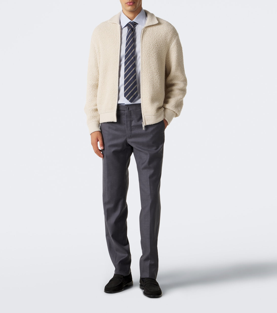 Lardini - Teddy wool-blend jacket