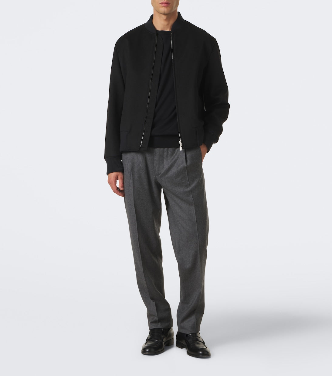 Lardini - Wool and cashmere slim pants