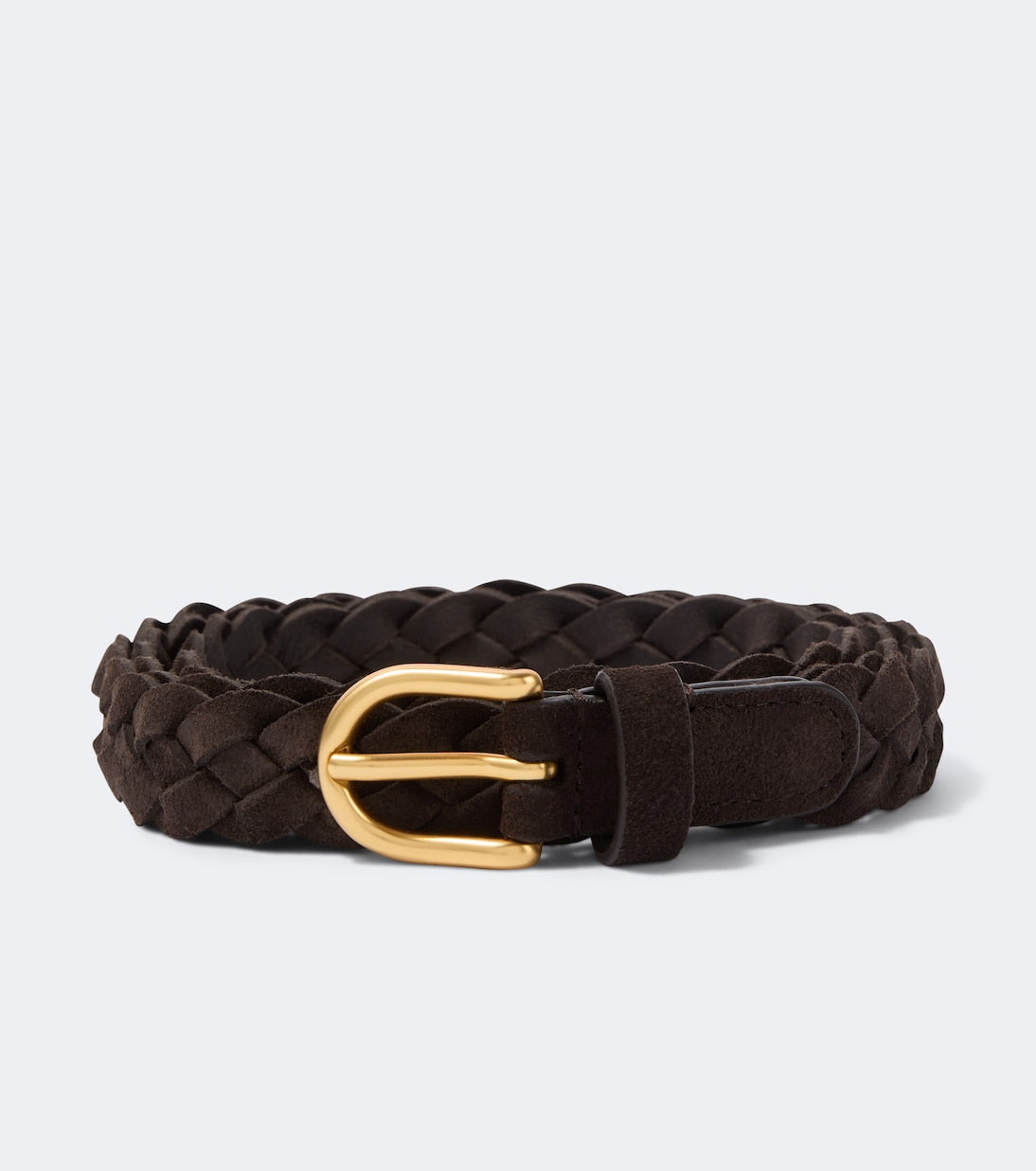 Lardini - Braided suede belt