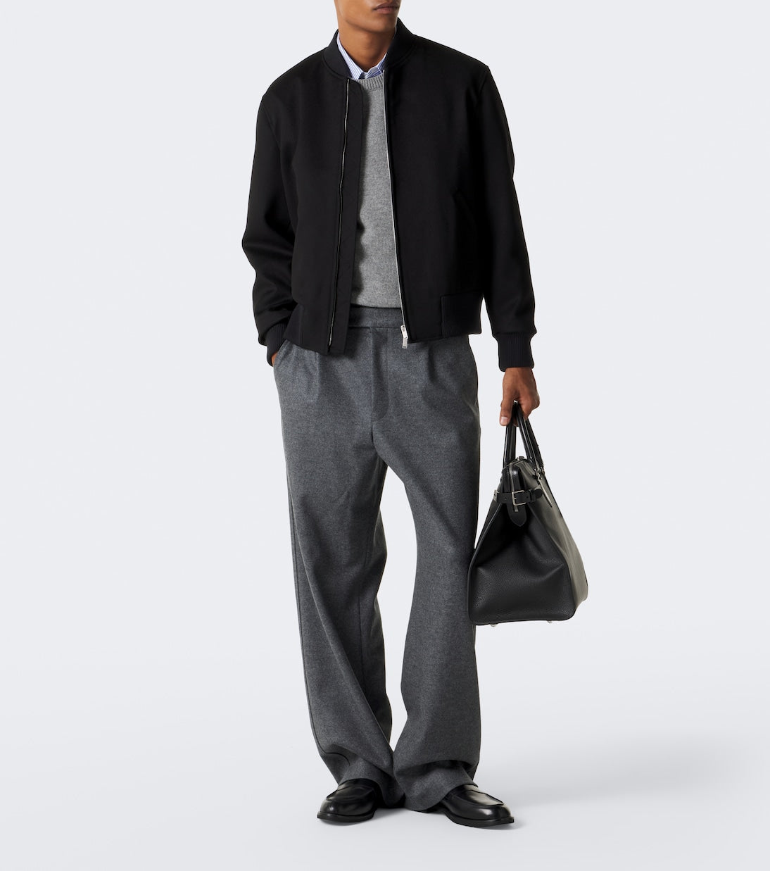 Lardini - Virgin wool bomber jacket