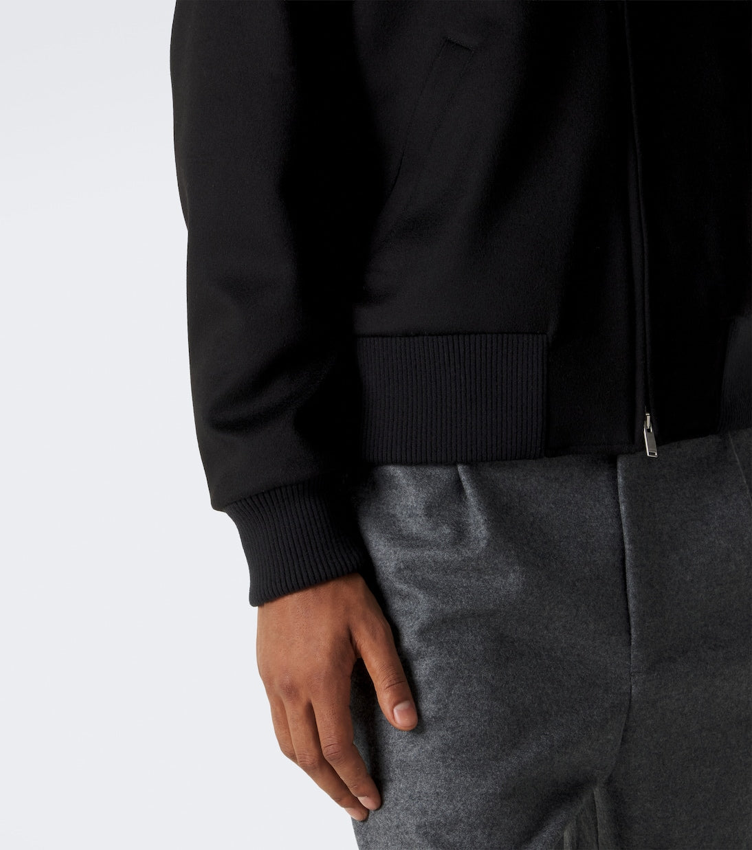 Lardini - Virgin wool bomber jacket