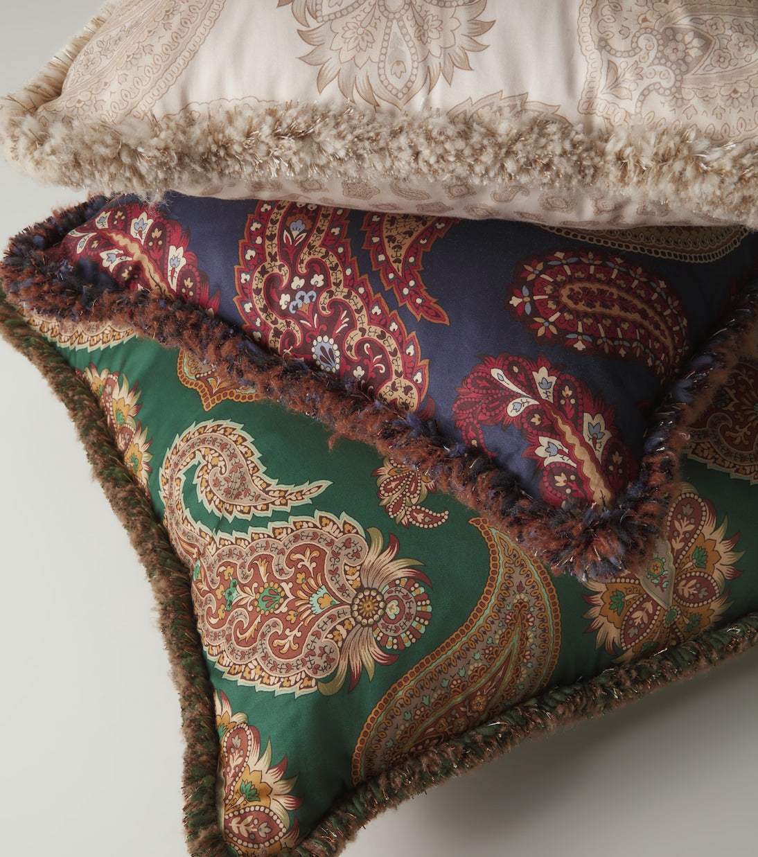 Etro - Paisley cotton cushion