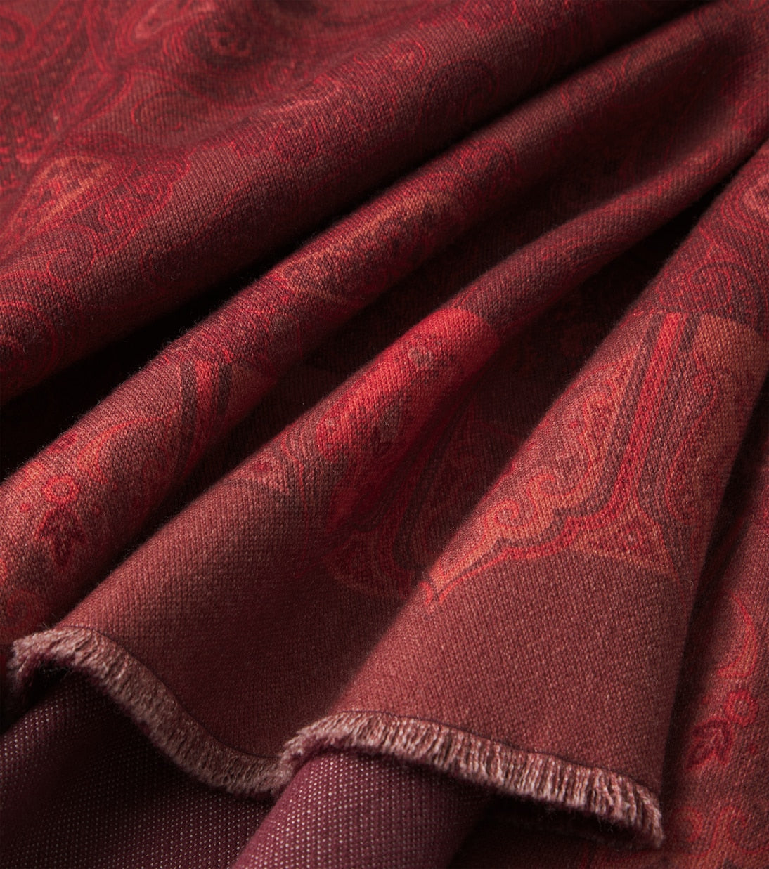 Etro - Paisley printed wool throw