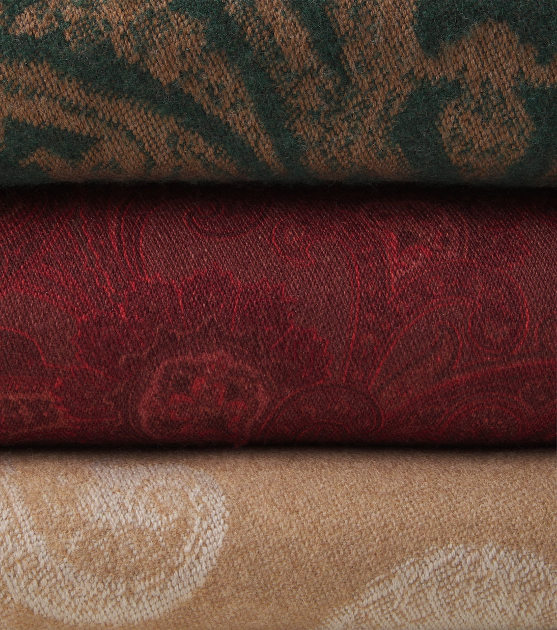 Etro - Paisley printed wool throw