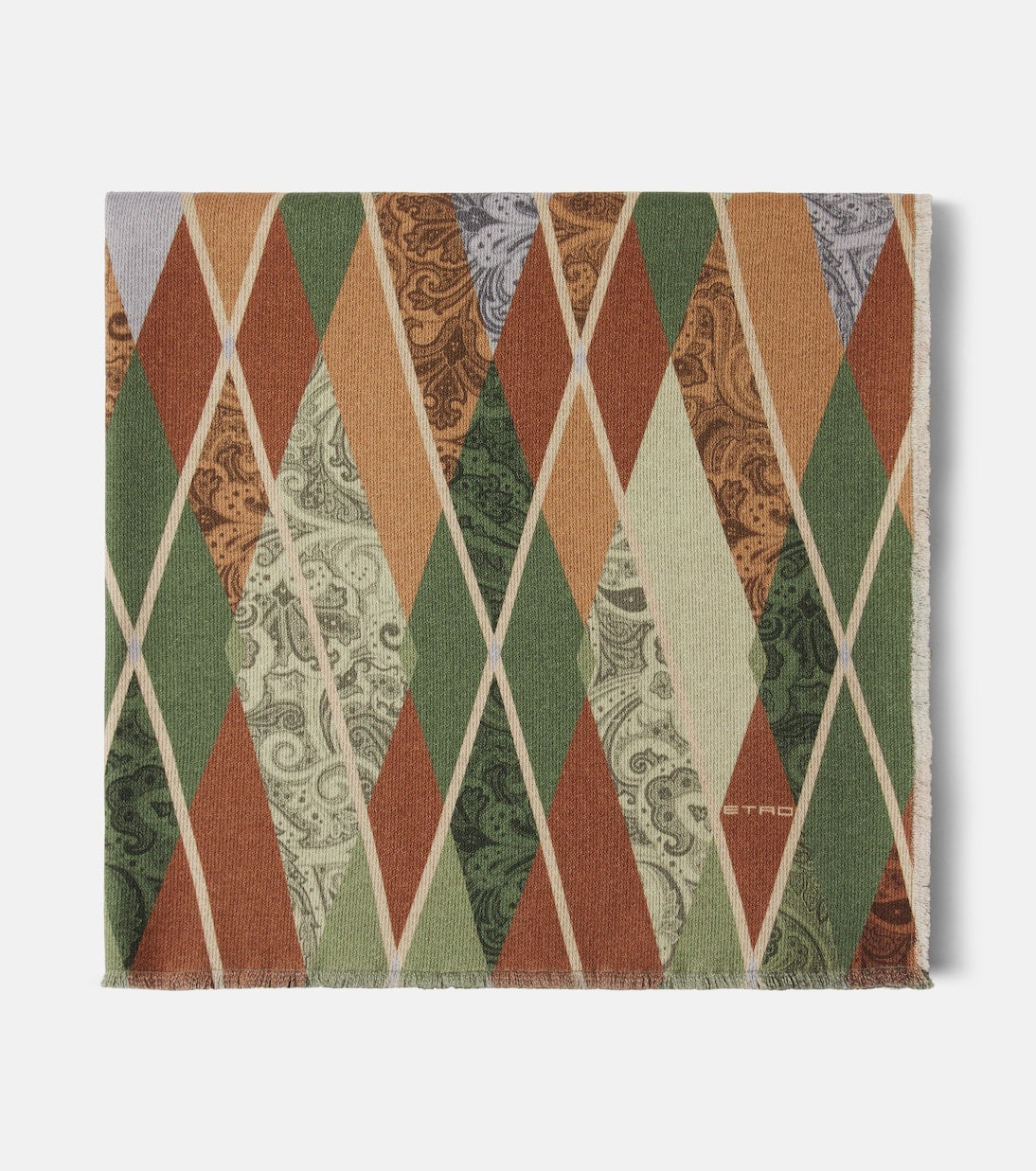 Etro - Harlequin wool throw