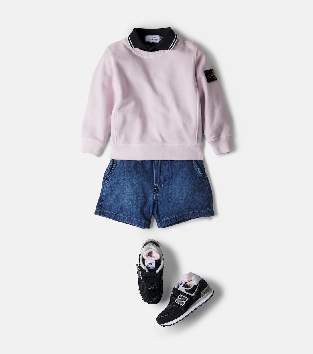 Stone Island Junior - Compass cotton jersey sweatshirt