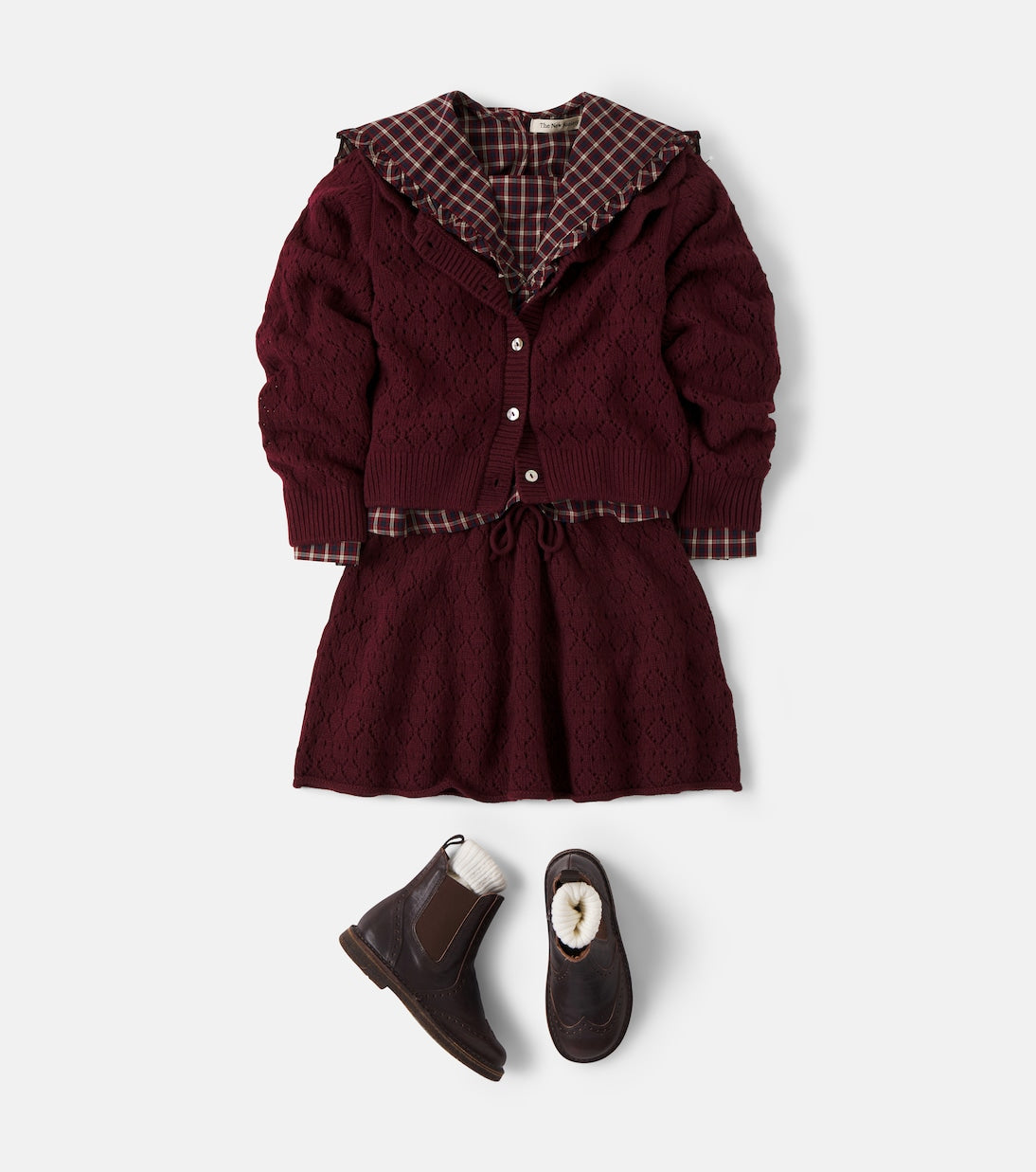 The New Society - Luma knitted skirt