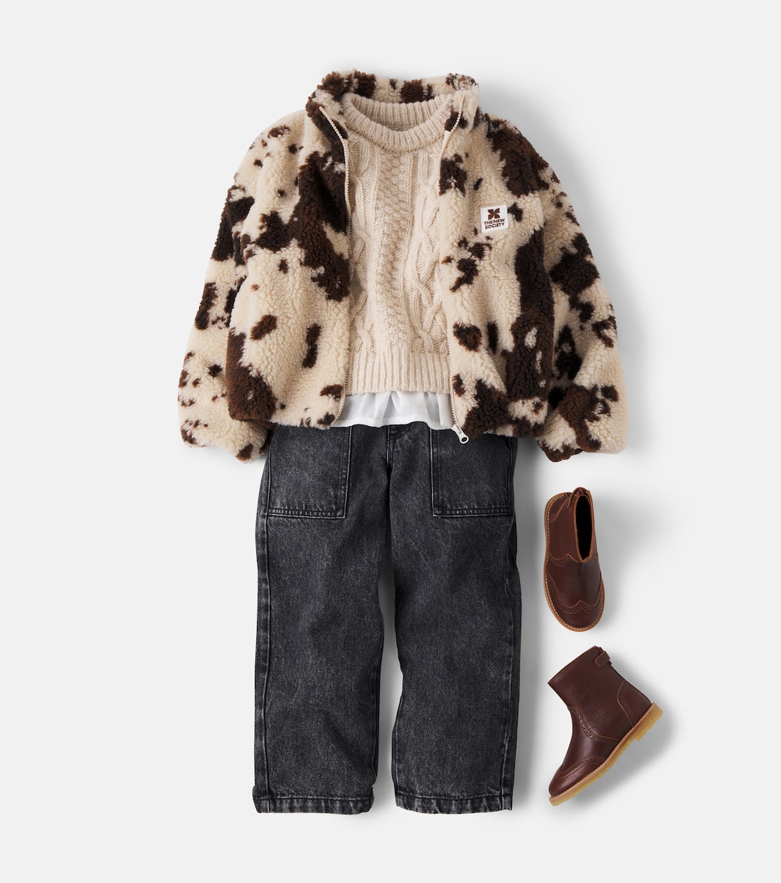 The New Society - Wide-leg jeans