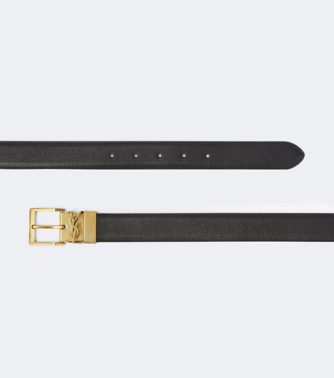 Saint Laurent - Vadim Cassandre reversible leather belt