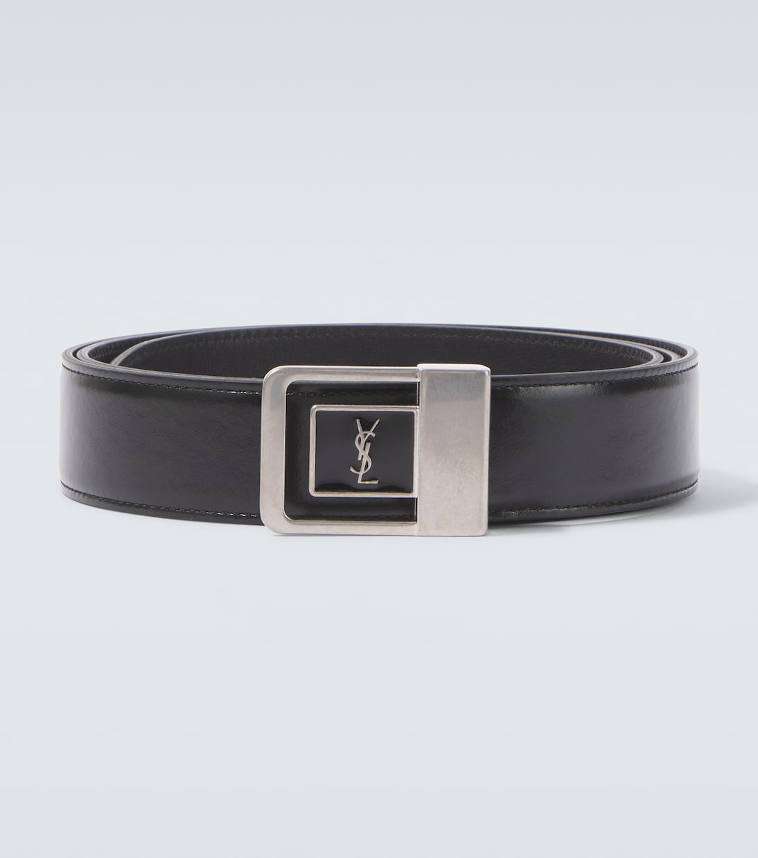 Saint Laurent - La 66 leather belt