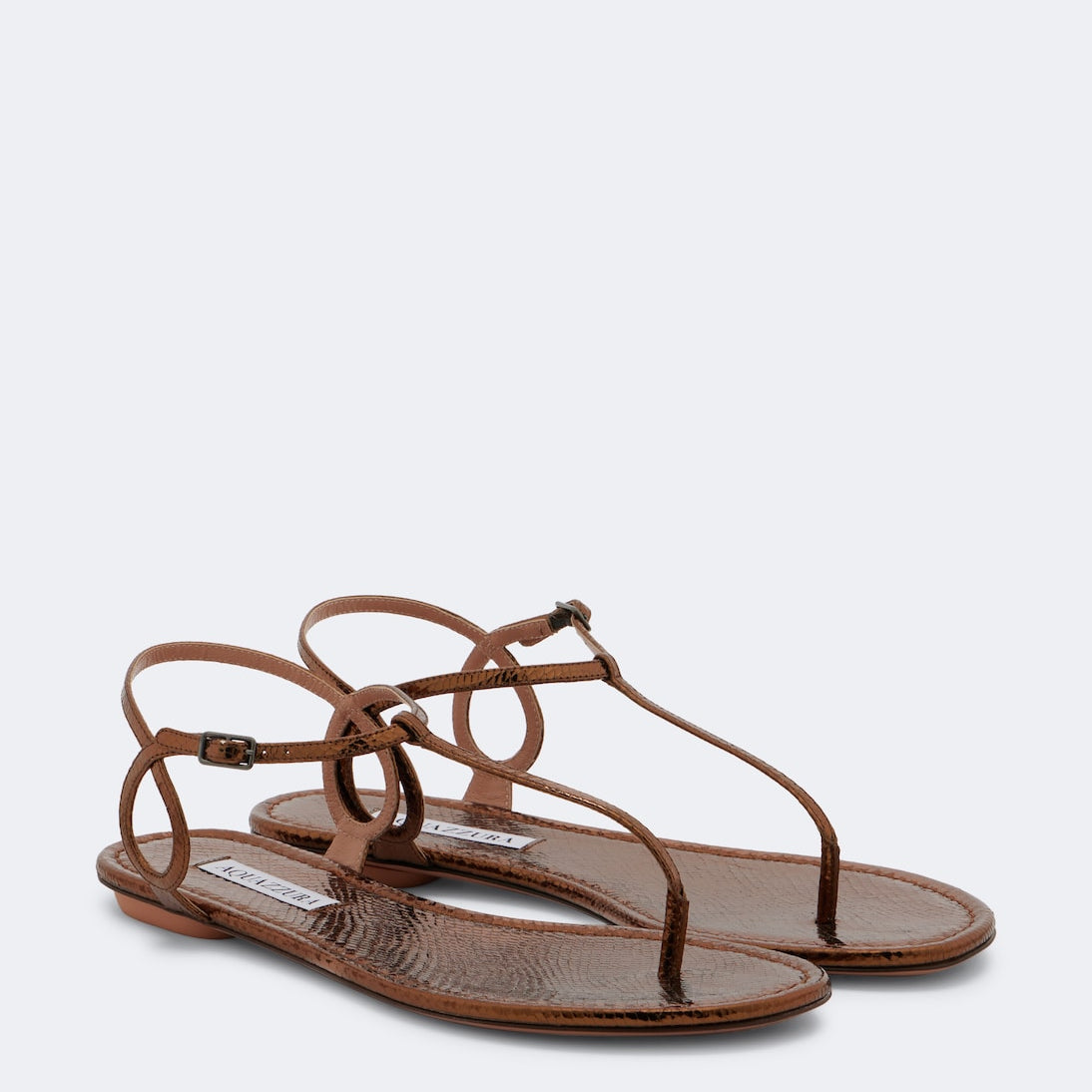 Aquazzura - Almost Bare leather thong sandals