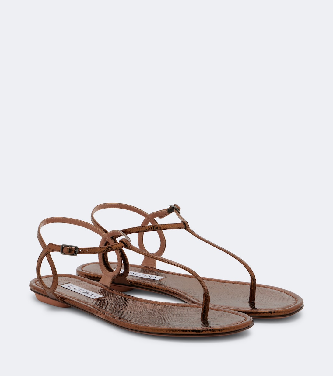 Aquazzura - Almost Bare leather thong sandals