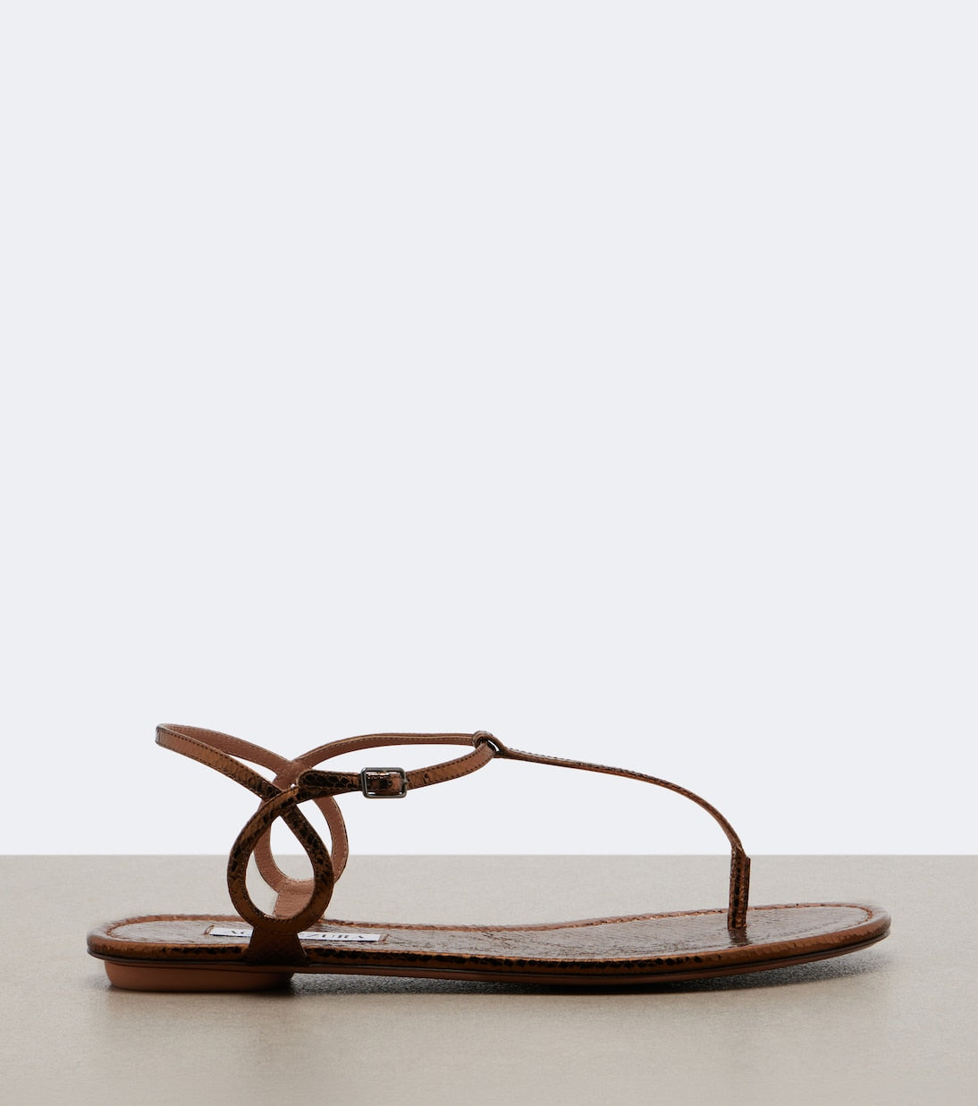 Aquazzura - Almost Bare leather thong sandals