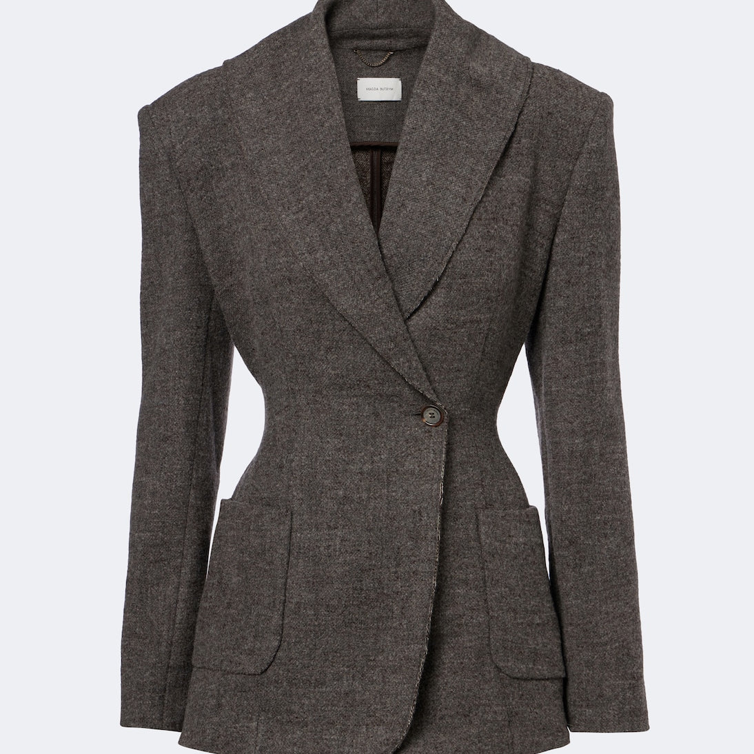 Magda Butrym - Double-breasted wool and cashmere-blend blazer